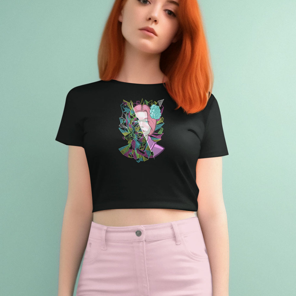 Fractured (Special SIMS Edition) - Women’s Crop Tee