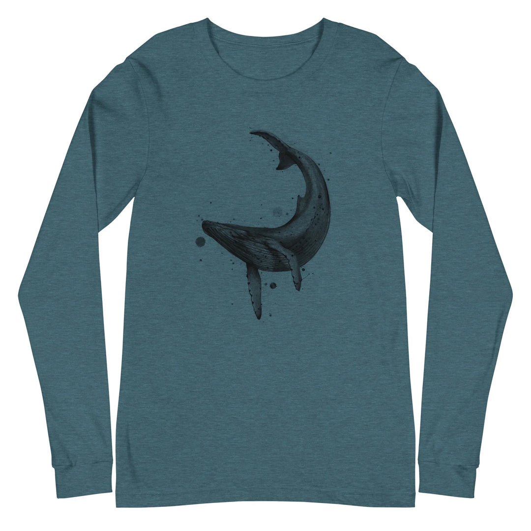 The Whale (Dark) - Long Sleeve Tee