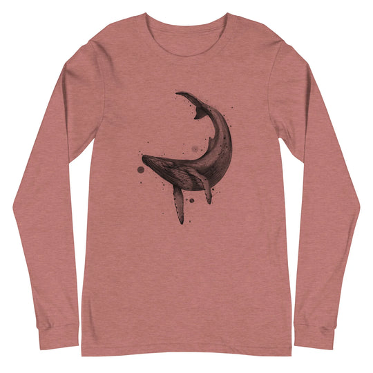 The Whale (Dark) - Long Sleeve Tee