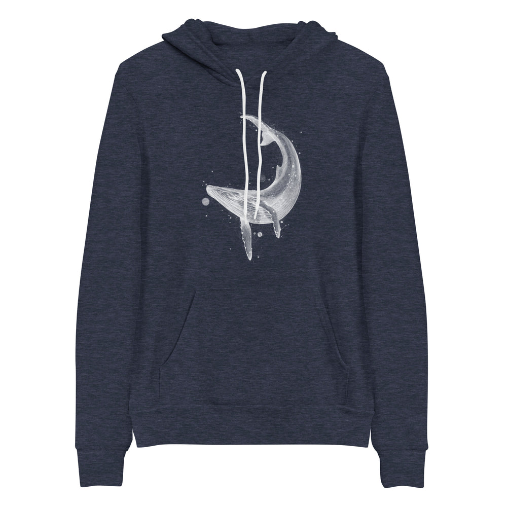 The Whale (Light) - Fleece Pullover Hoodie