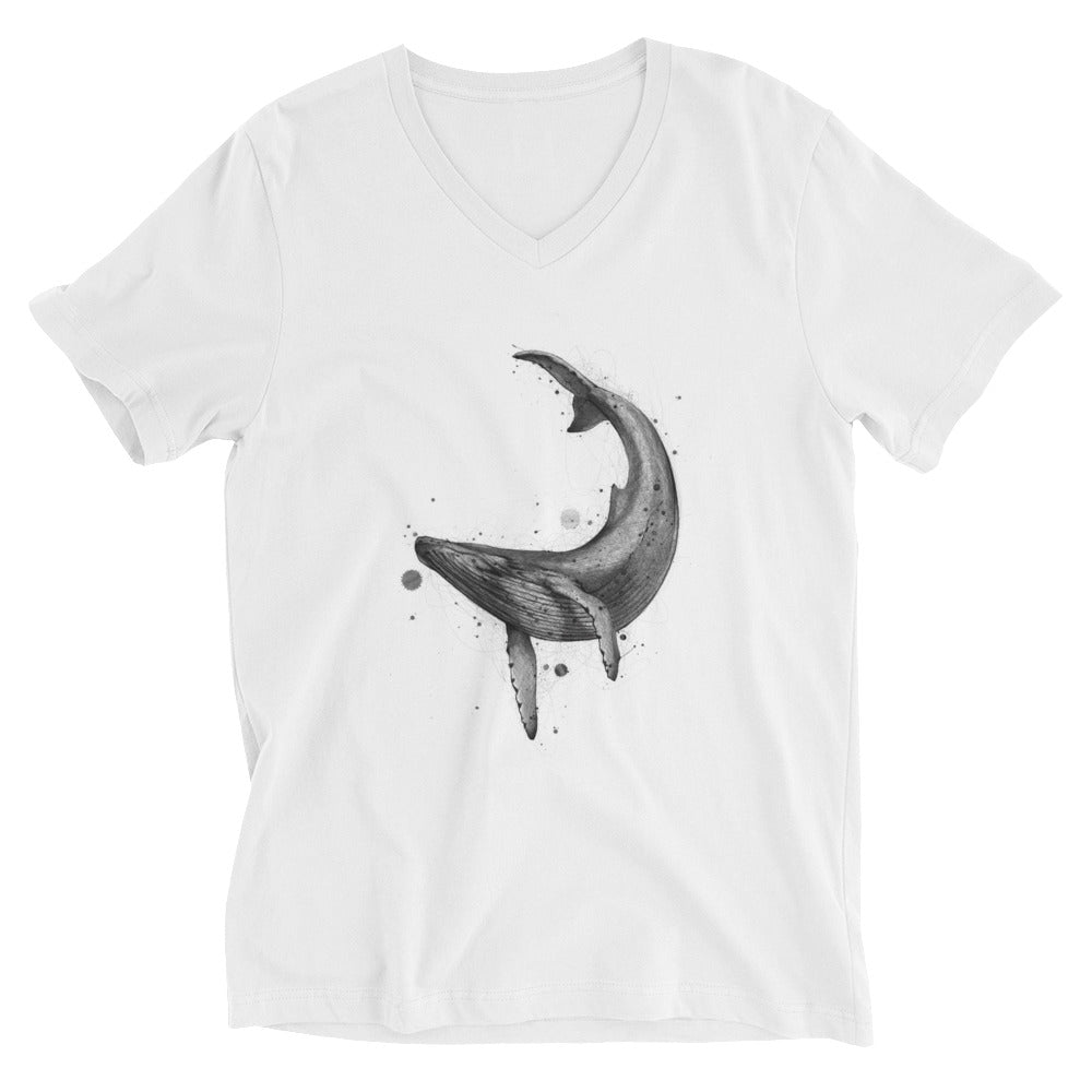 The Whale (Dark) - V-Neck Tee