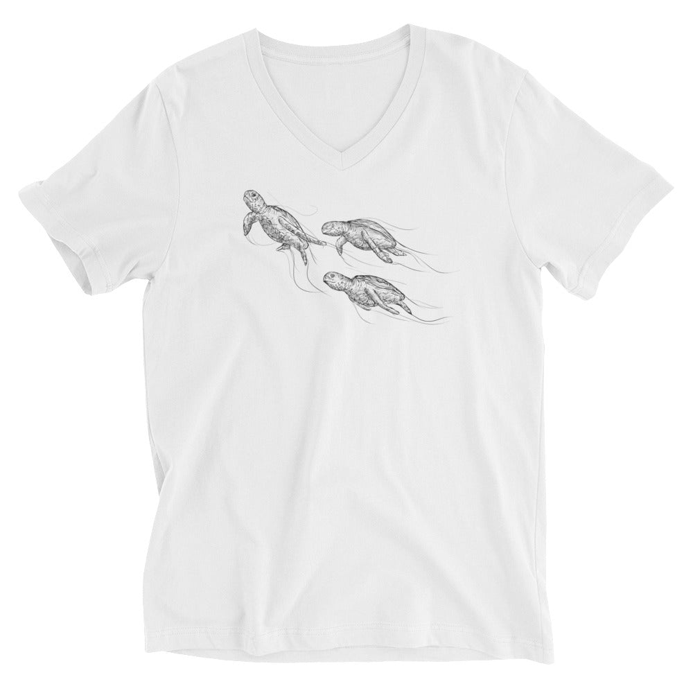 The Sea Turtles (Dark) - V-Neck Tee