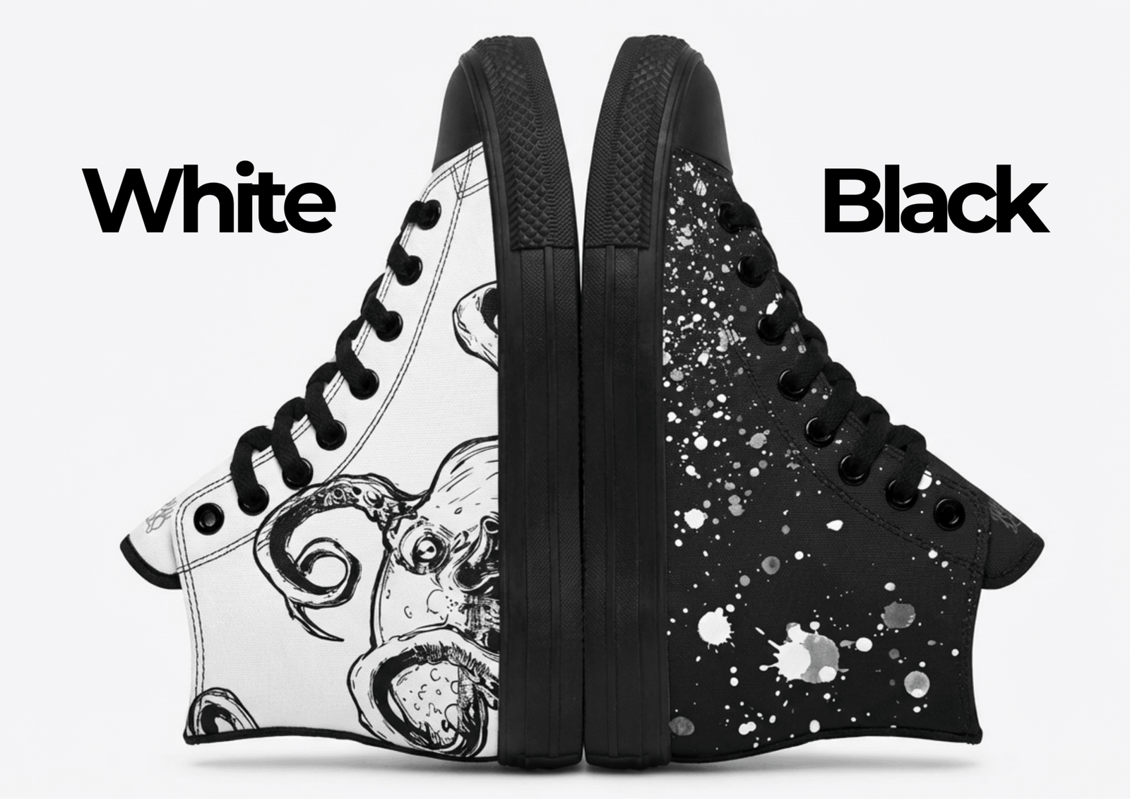 Black vs White High Top Sneakers: Which Should You Choose? - Sky Titan Media