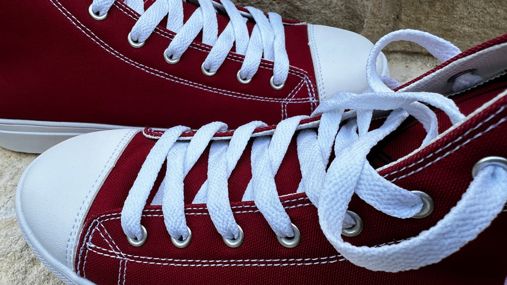 "July" Men’s High Top Canvas Sneakers