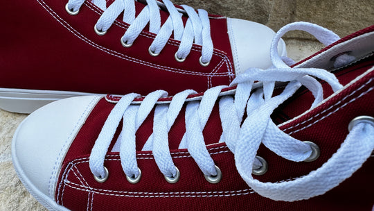 "July" Men’s High Top Canvas Sneakers