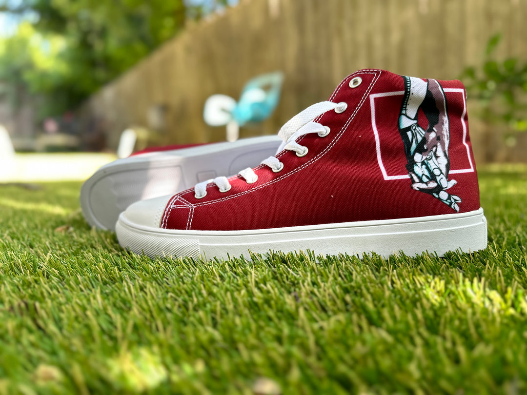 "July" Men’s High Top Canvas Sneakers