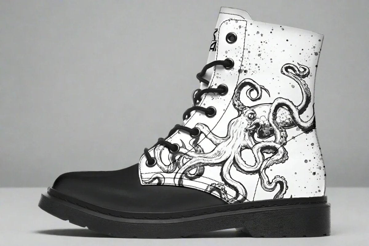 Boots Octopus Mismatched - Sky Titan Media - Boots - Women's Boots