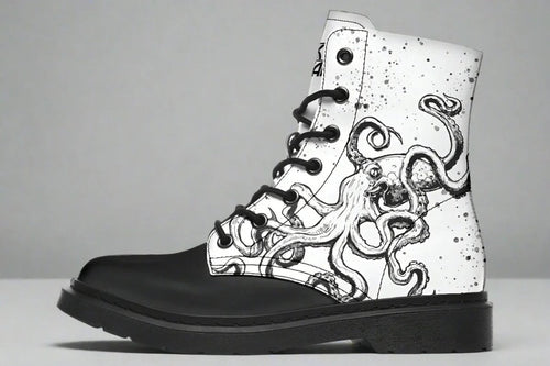 Boots Octopus Mismatched - Sky Titan Media - Boots - Women's Boots