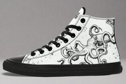 Hightops Octopus Mismatched - Sky Titan Media - Hightops - Women's High Tops