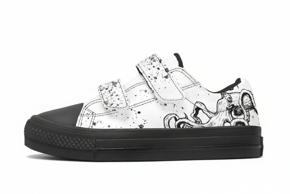 Kids Lowtops Octopus Mismatched - Sky Titan Media - Kidslowtops - Kid's Low Tops