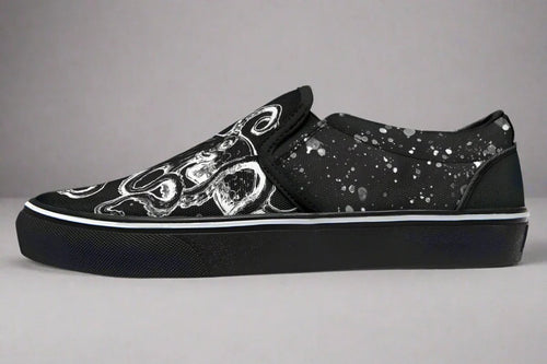 Slipons Octopus Black Out Edition - Sky Titan Media - Slipons - Women's Slipons