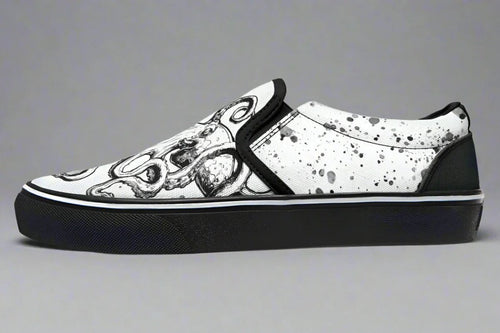 Slipons Mismatched Octopus - Sky Titan Media - Slipons - Women's Slipons