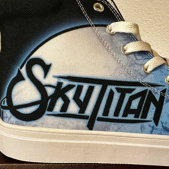 "SkyBound" Men's High Top Canvas Sneakers