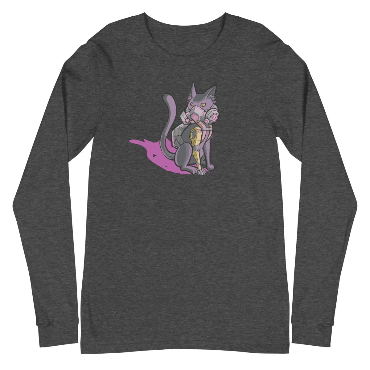 #Cybercat - Long Sleeve Tee — Chords of Eve dark pop MadWorld reimagined, indie streetwear