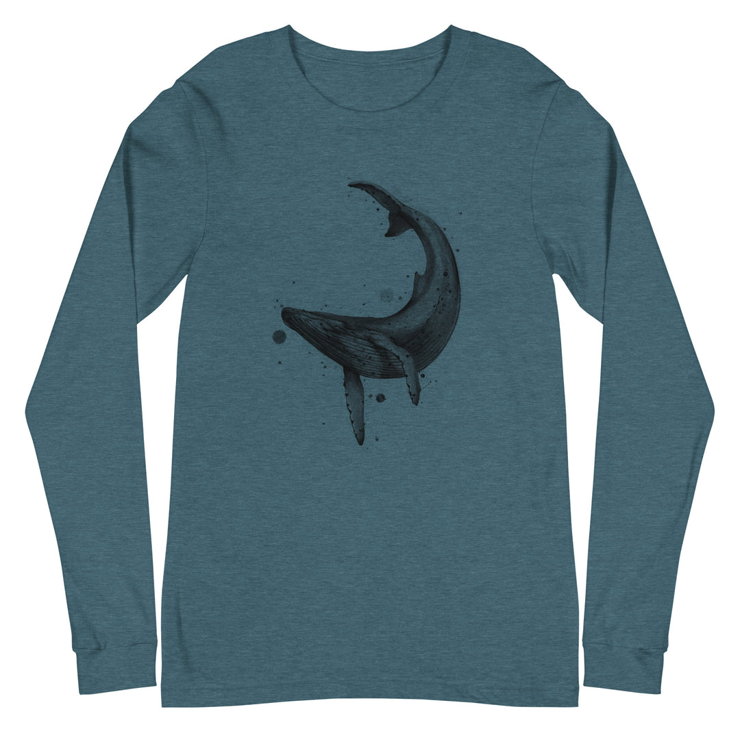 The Whale (Dark) - Long Sleeve Tee