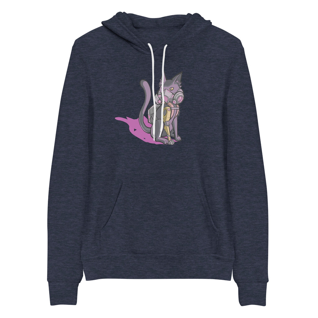 トップス MIXTA TABBY CAT WALKKING TRAIL CN SWEAT unisex-pullover-hoodie-heather