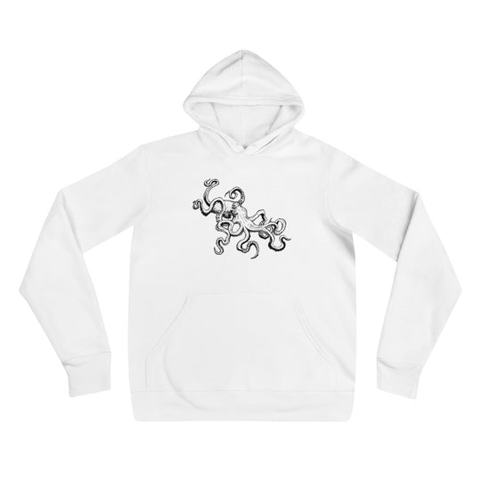 The Octopus (Dark) - Fleece Pullover Hoodie