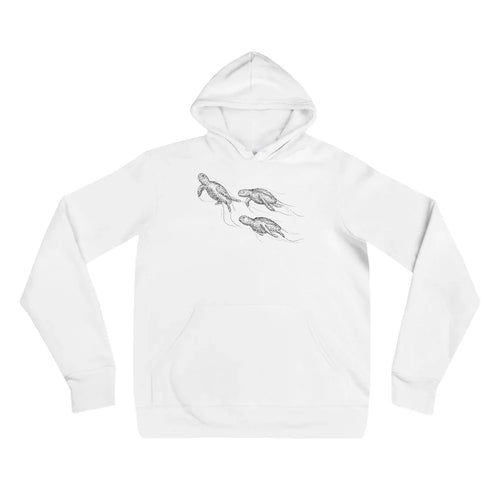 The Sea Turtles (Dark) - Fleece Pullover Hoodie - Sky Titan Media - Shirts & Tops - S