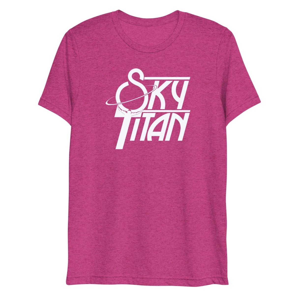 Sky Titian Standard - Performance Tri - Blend Tee - Sky Titan Media - Shirts & Tops - Berry Triblend