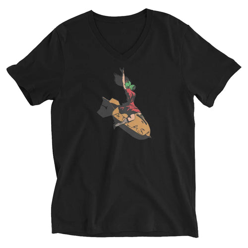 Bomber Girl - V-Neck Tee